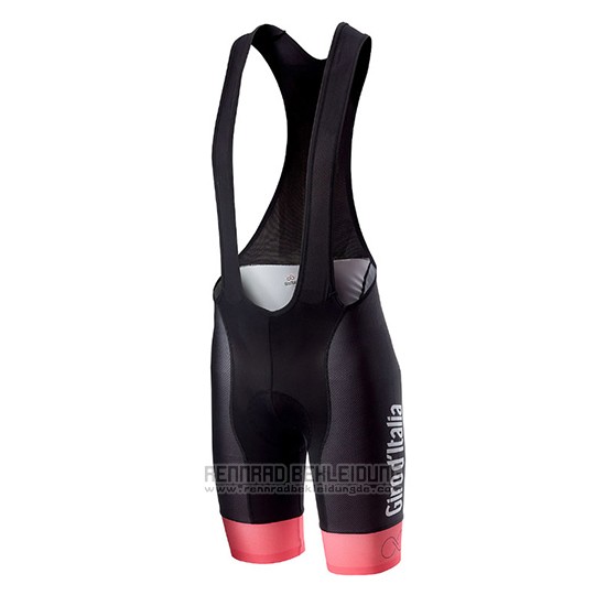 2018 Fahrradbekleidung Giro D'italien Shwarz Trikot Kurzarm und Tragerhose